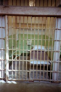 Prison Cell in Alcatraz by Unbekannt Unbekannt